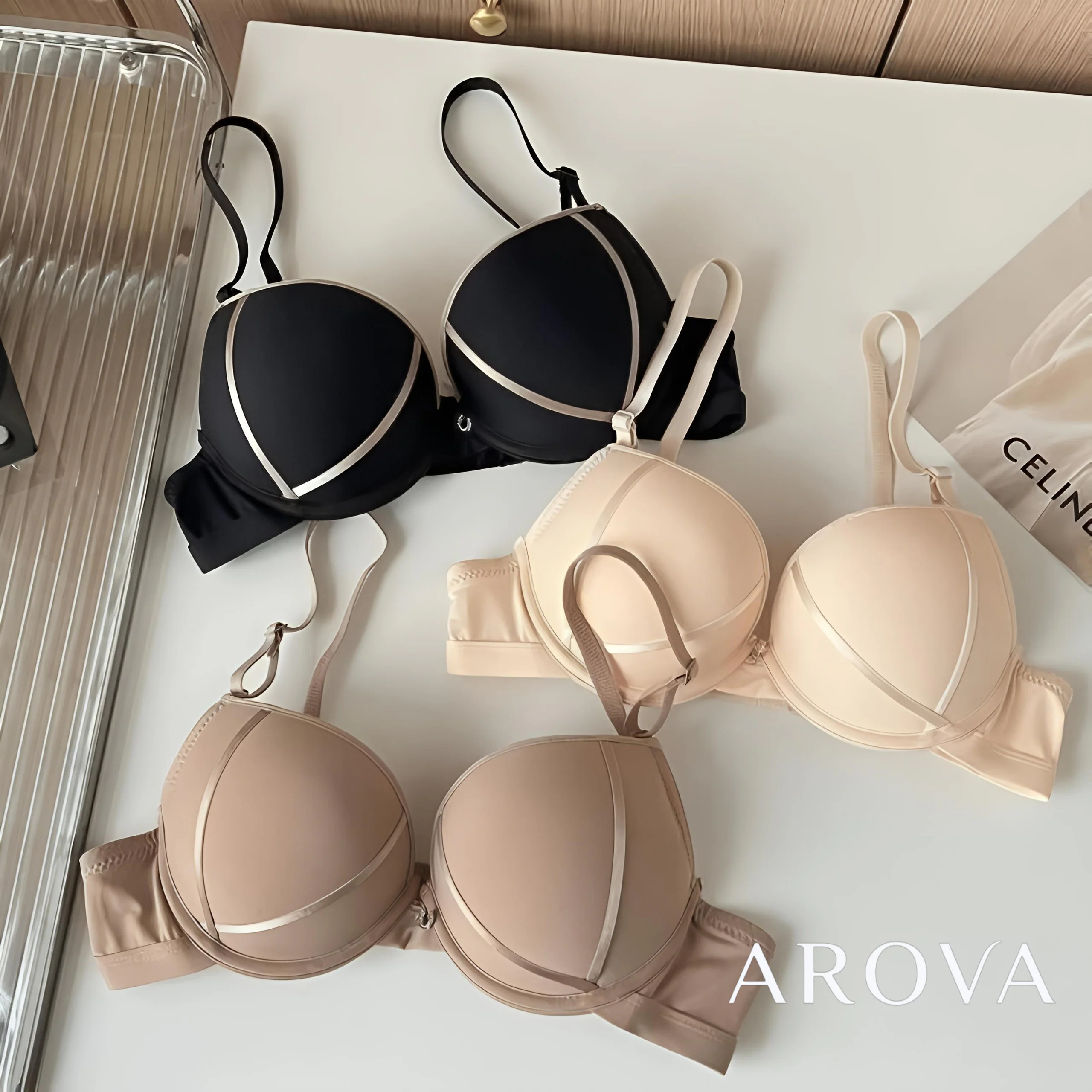 Seamless Adjustable Push Up Bra Anti-Sagging