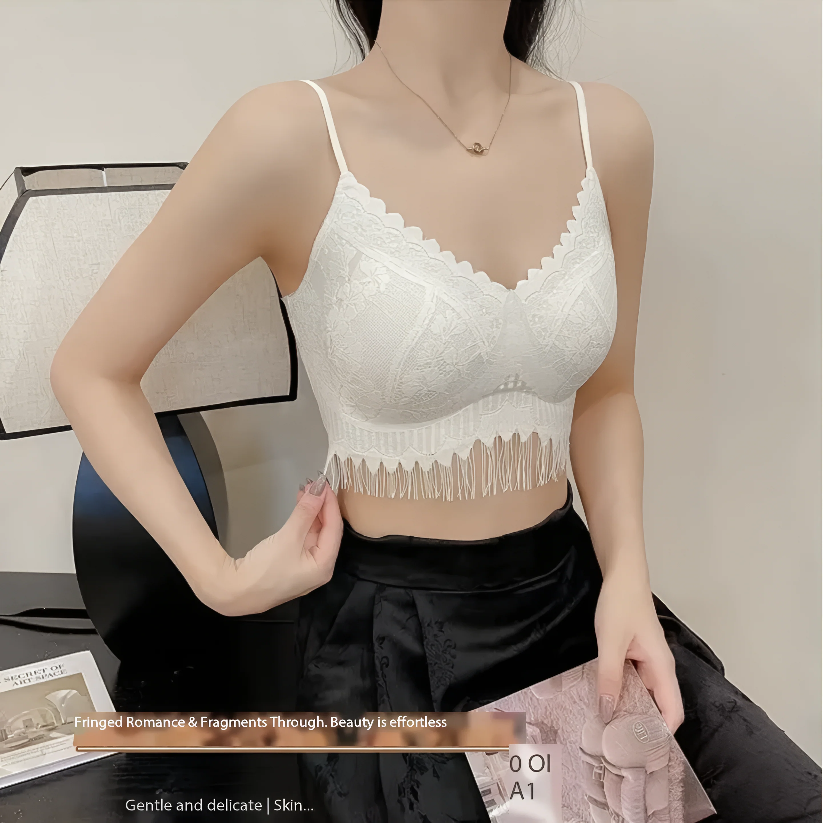 Seamless Daily Wear Slim Strap Bra
